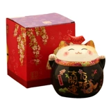 Fortune Cat Ceramic Tiber Tiber Pu'er Paptive Tea Gearning Тибетская высокая высокая высокая высокая высокая высокая высокая высокая высокая большая большой большой танк -хранение небо небу