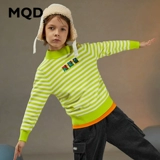 MQD Трикотажный зимний детский удерживающий тепло свитер подходит для мужчин и женщин, детская одежда, высокий воротник, в корейском стиле