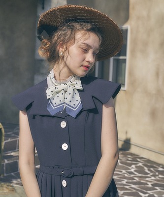 taobao agent Summer elegant fitted dress with sleeves for princess, season 2021, city style, french style, sleevless