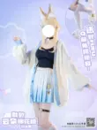 Điểm dễ thương Genshin Impact cos phù hợp với mây rải rác marshmallow cosplay phái sinh phù hợp với quạt hàng ngày hợp thời trang phù hợp với C phù hợp với il dottore genshin cosplay