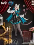 Điểm dễ thương ban đầu thần Lynette trang phục hóa trang nữ pháp sư Fontaine cos trò chơi cô gái mèo fatui cosplay genshin
