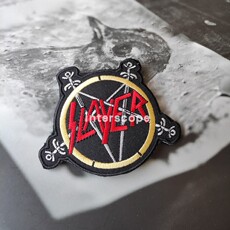 Липучка для пододеяльника 【布贴】新款slayer 杀手乐队 logo