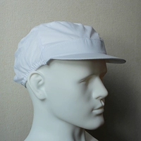 Белый половинный работник кепка