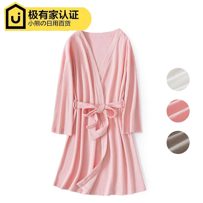 Банная Robe для мужчин и женщин, длинный пижама, для любимого, средней длины