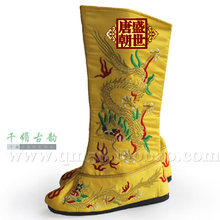 Древние мужские туфли императорская обувь мужские сапоги драконьи халаты специальные аксессуары вышитые узоры драконьи сапоги