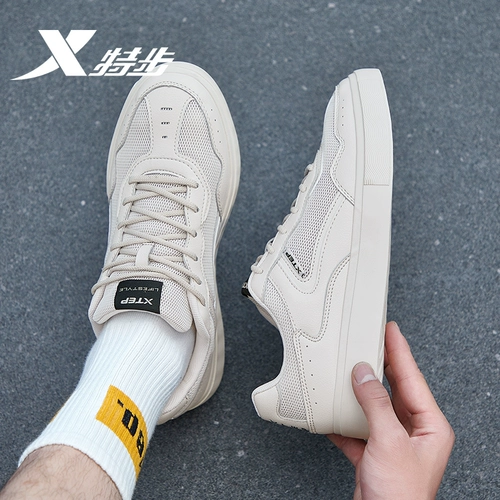 Xtep, зимние кроссовки, дышащая спортивная обувь для отдыха, в корейском стиле
