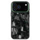 Carbon Fiber Red Accents Shockproof TPU iPhone Metal iPhone Case for iPhone 17, 16, 15, 14 and 13