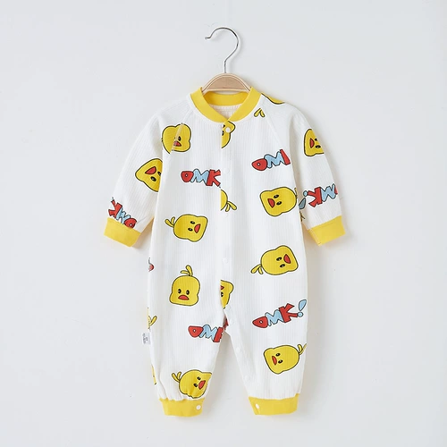 Детское термобелье, детский лонгслив, милое хлопковое боди для новорожденных, осеннее