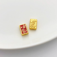 Rose Red Rich и Rich [спереди и сзади] 8*12 мм 1