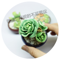 Пряжа 钩针多肉456款