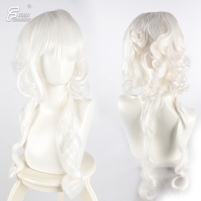 taobao agent Fenneer, a white long -haired curly curly, Lolita long curl, launching the whole wig