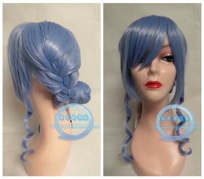 taobao agent Flame pattern wind flower snow moon Mary Anna cosplay wig