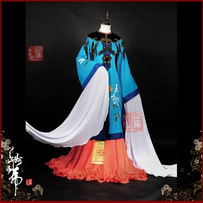 taobao agent FIN -free cos clothing rental Xia Dayou Garden Dream COSPLAY clothing Blue Butterfly Ancient Family Performance Performance