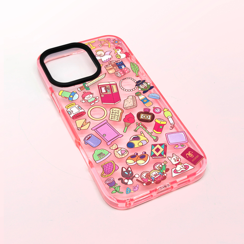 Cartoon Illustration 17/16 Pro Max For Girls iPhone Case