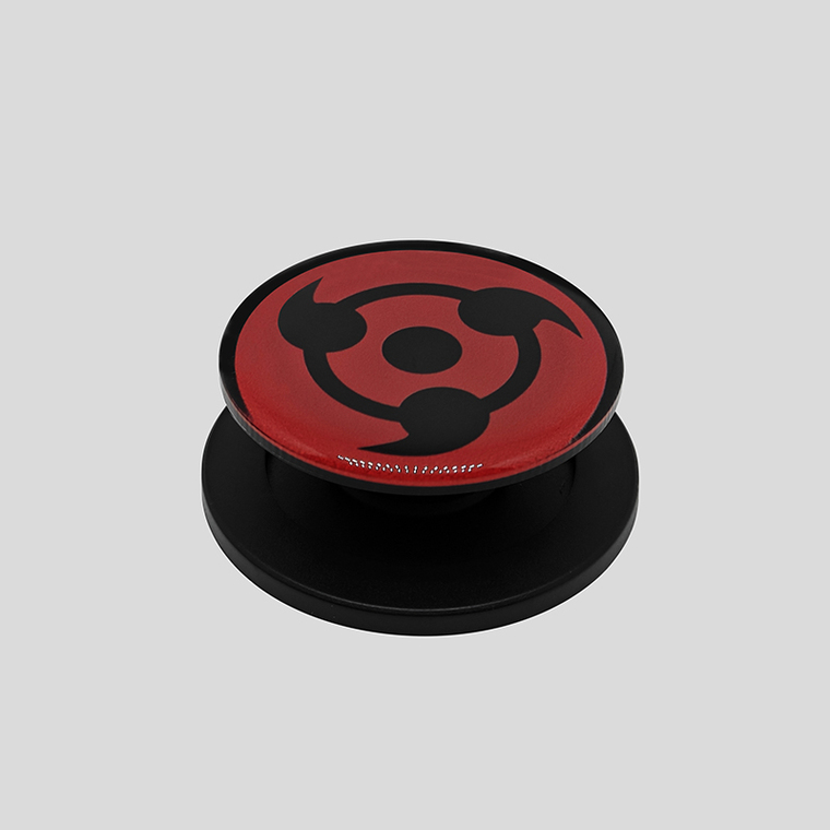 Naruto Sharingan Magnetic Grip Translucent iPhone Case