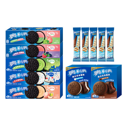 奥利奥夹心饼干云朵蛋糕可可棒超