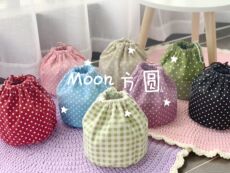 Пряжа moon方圆自制 diy手工棉麻抽绳束口内袋 编织包包内胆 包邮