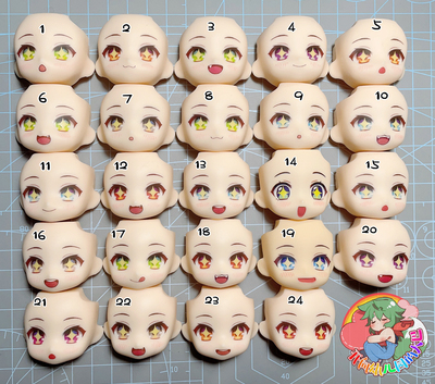 taobao agent [Shining Eyes] Cute Flash Eye Water Stars Star Eyes GSC Classed Face OB11 Replacement