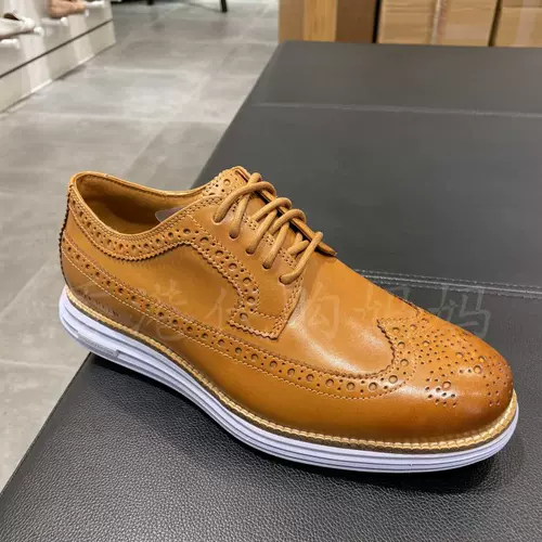 C37103 Гонконг покупает Cole Haan Ke Khan 22 Осенний мужской легкий свет Брок. Случайная кожаная обувь Брок