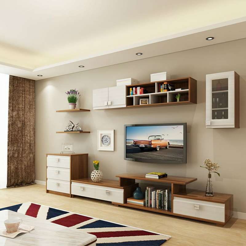 [USD 295.63] Nordic TV background TV combination wall hanging