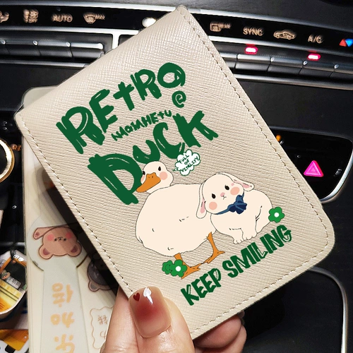 Мультяшный брендовый японский свежий картхолдер для водительских прав, защитный чехол