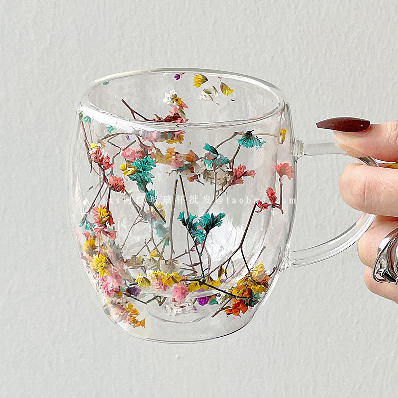 Atmospheric starry double-layer cup/small size 250ml