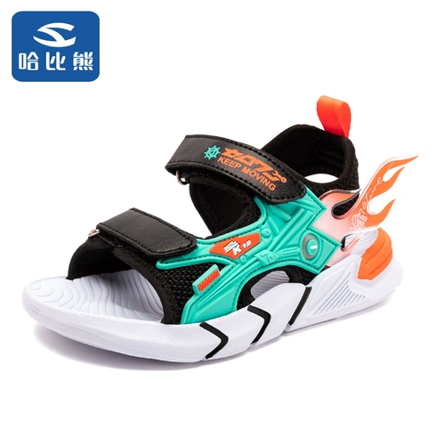 Детские летние сандалии для мальчиков, спортивная пляжная обувь, коллекция 2021, подходит для подростков
