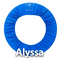 Alyssa Art Gymnastics Gymnastics Circle Cropective Cover-Light Blue (в среднем 60-90 см) Физический цвет-синий зеленый