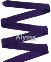 Алисса профессиональная гимнастика лента (темно-пурпур-монохром) RA09-без палочек