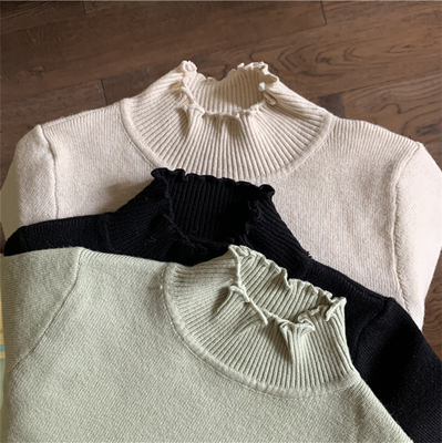 taobao agent Spring sweater, Japanese cute knitted long-sleeve, bottom shirt, jacket, long sleeve