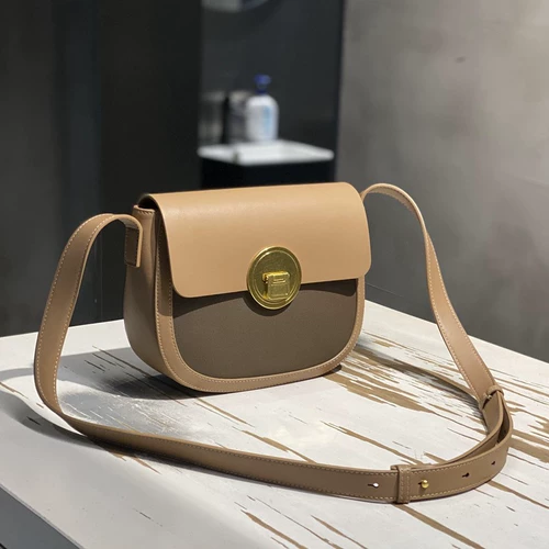 Весенняя небольшая дизайнерская сумка на одно плечо, сумка подмышку, кожаная сумка через плечо, из натуральной кожи