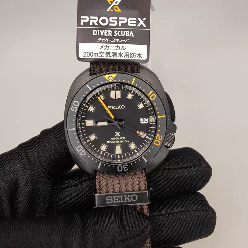 精工PROSPEX系列鮑魚潛水限量藍寶石機械錶SBDC143/SPB237J1-Taobao