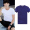 Combination of pure white (round neck) and purple blue (round neck)