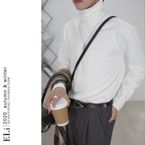 Эли пружина бархатная рубашка с палочкой для мужчин Тонкий и теплый внутренний носить корейский стиль сплошной цвето