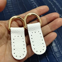 2 белый литчи рисунок кожаный золотой пряжка 2