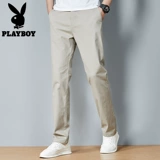 Playboy, демисезонные мужские хлопковые утепленные штаны, 2021 года, свободный прямой крой
