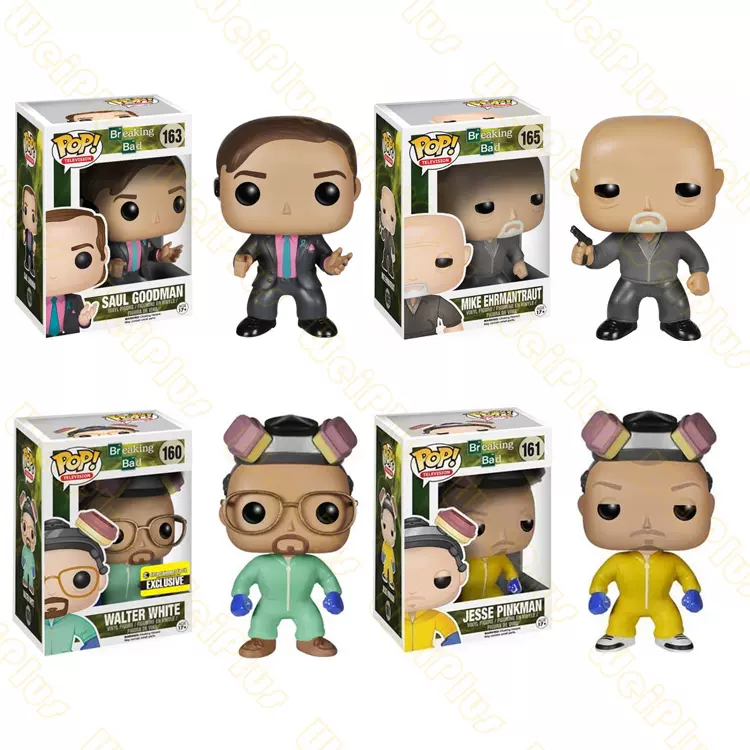 Funko POP 絕命毒師Breaking Bad 老白律師索爾邁克小粉模型-Taobao