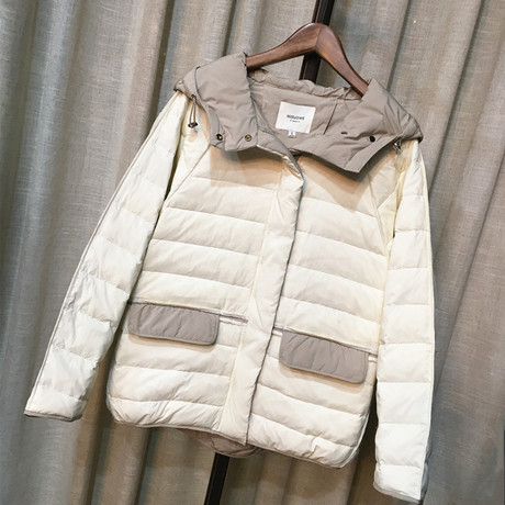 米索美素misuoms正品秋冬新品蝙蝠袖韩版短款轻薄羽绒服外套17302