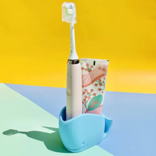 Детская милая зубная щетка, мультяшная силиконовая коробка для хранения