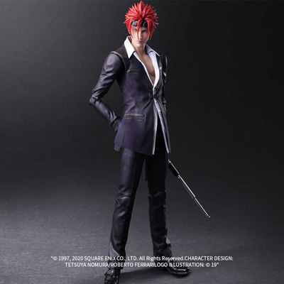 taobao agent [Spot GSC] SE PLAY ARTS changes to do it to do Renault Final Fantasy 7: Reset version hand -in -hand peripheral