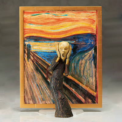 taobao agent [Replenishment GSC] Figma Scream (2 times again) Desktop Art Museum Handmade Model Playing