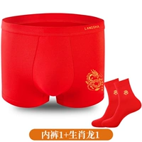 Zodiac Dragon 1+Zodiac Dragon Sox 1 (трусики 1 кусок+красные носки 1 двойной)