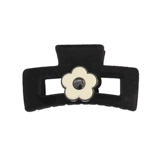 Черный аксессуар для волос, челка, заколка для волос, японские и корейские, широкая цветовая палитра, в цветочек, изысканный стиль