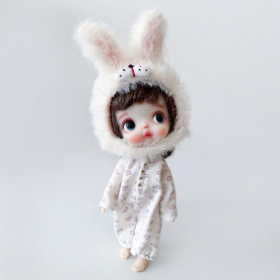 taobao agent OB11 baby jacket bjd molly, beyh rabbit rabbit mouse handmade animal hat GSC clay hat