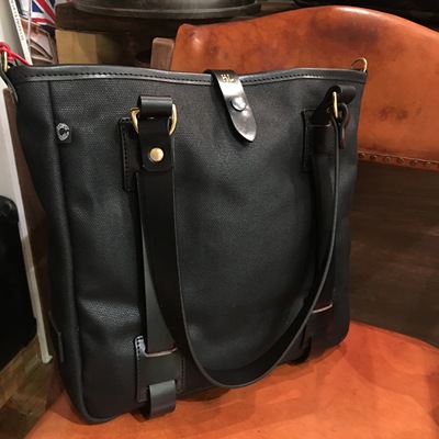 taobao agent Spot CROOTS Black Oil Club TOTE BAG Handbag 24oz thickness