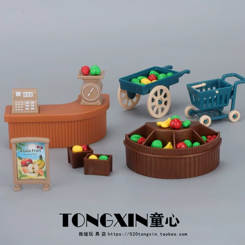 Маленький реалистичный семейный кукольный домик с аксессуарами, игрушка