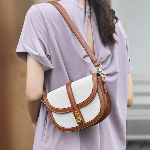 Трендовая сумка через плечо, модная портативная сумка на одно плечо, барсетка, коллекция 2022, из натуральной кожи