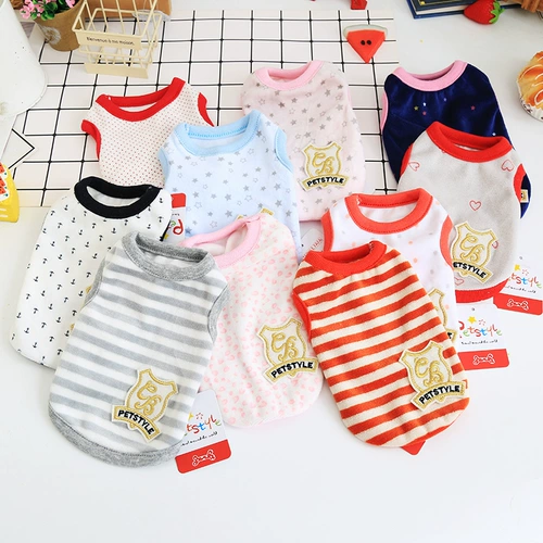 Super Puppy Biedi Teddy Belome Snow Cup Milk Dog's Eye yests Летняя молочная одежда кошки тонкая универсальная