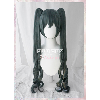 taobao agent AOI Black Deacon Charles Phantom Highway double ponytail high temperature silk cosplay wig