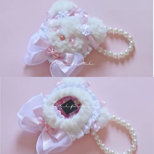 [Бесплатная доставка] Двойная медведя -обрабатывающая карта с защитной рукавой картой Magozi Home Home Sanrio Meets PS 4U